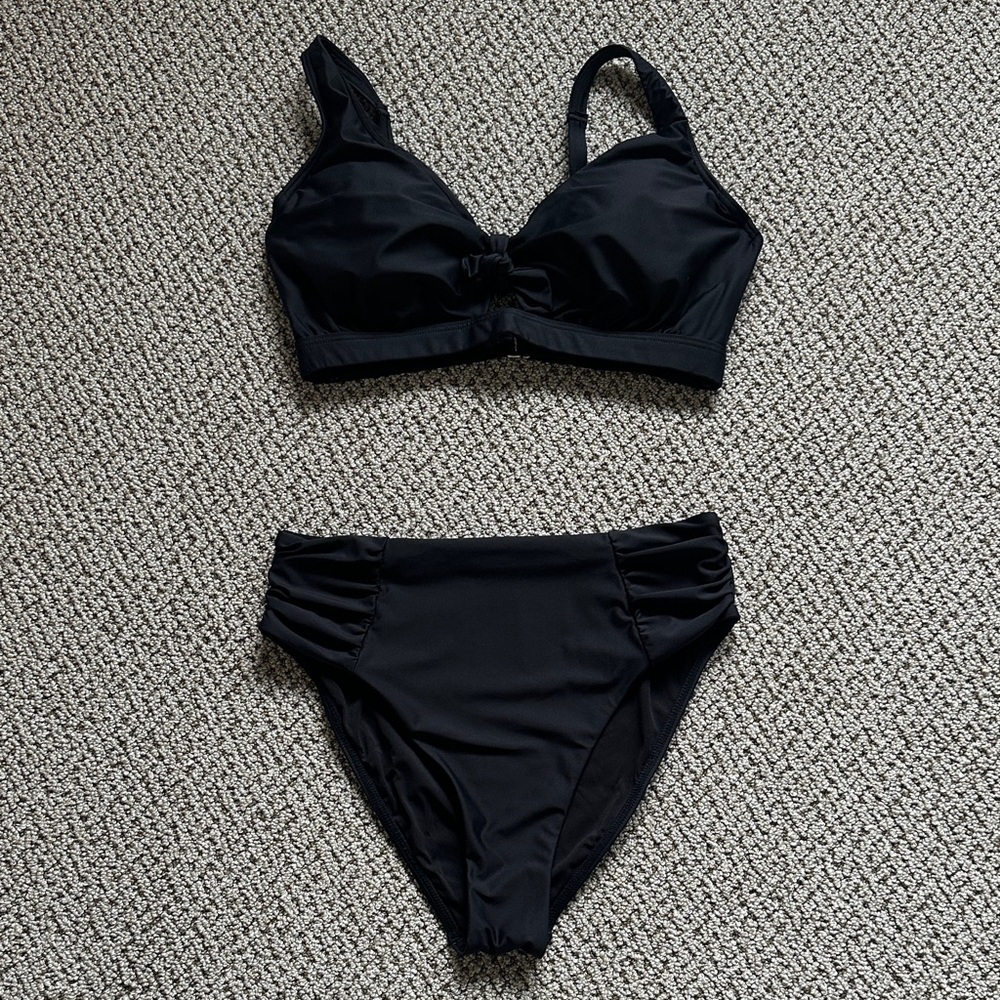 Birdsong brand black bikini 34DD